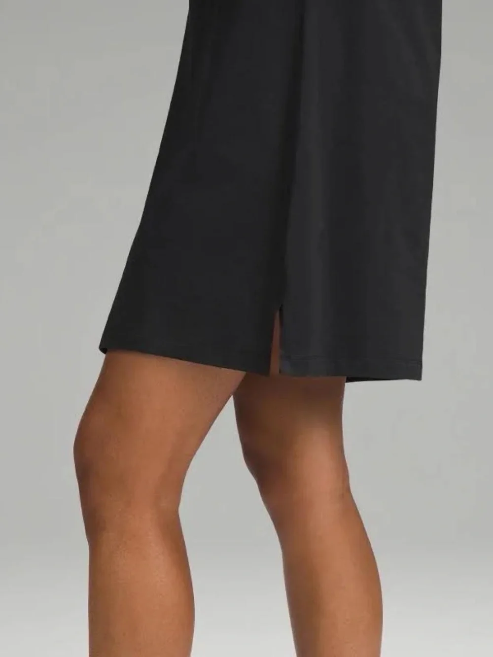 lululemon Classic-Fit Cotton Blend T-Shirt Dress in Black  — Size 4.